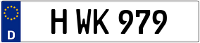 Truck License Plate